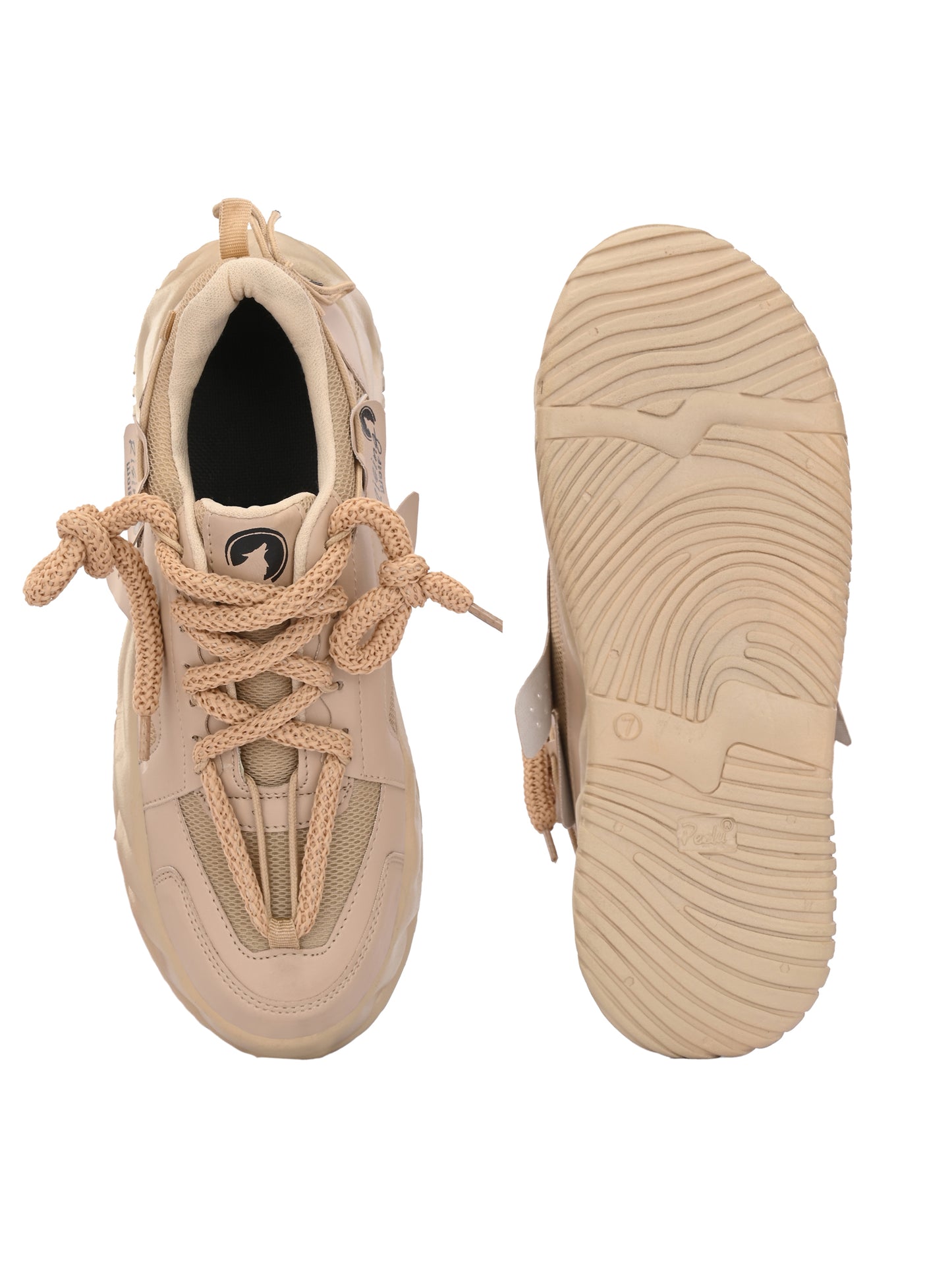 Men’s stylish chunky sneakers with thick sole