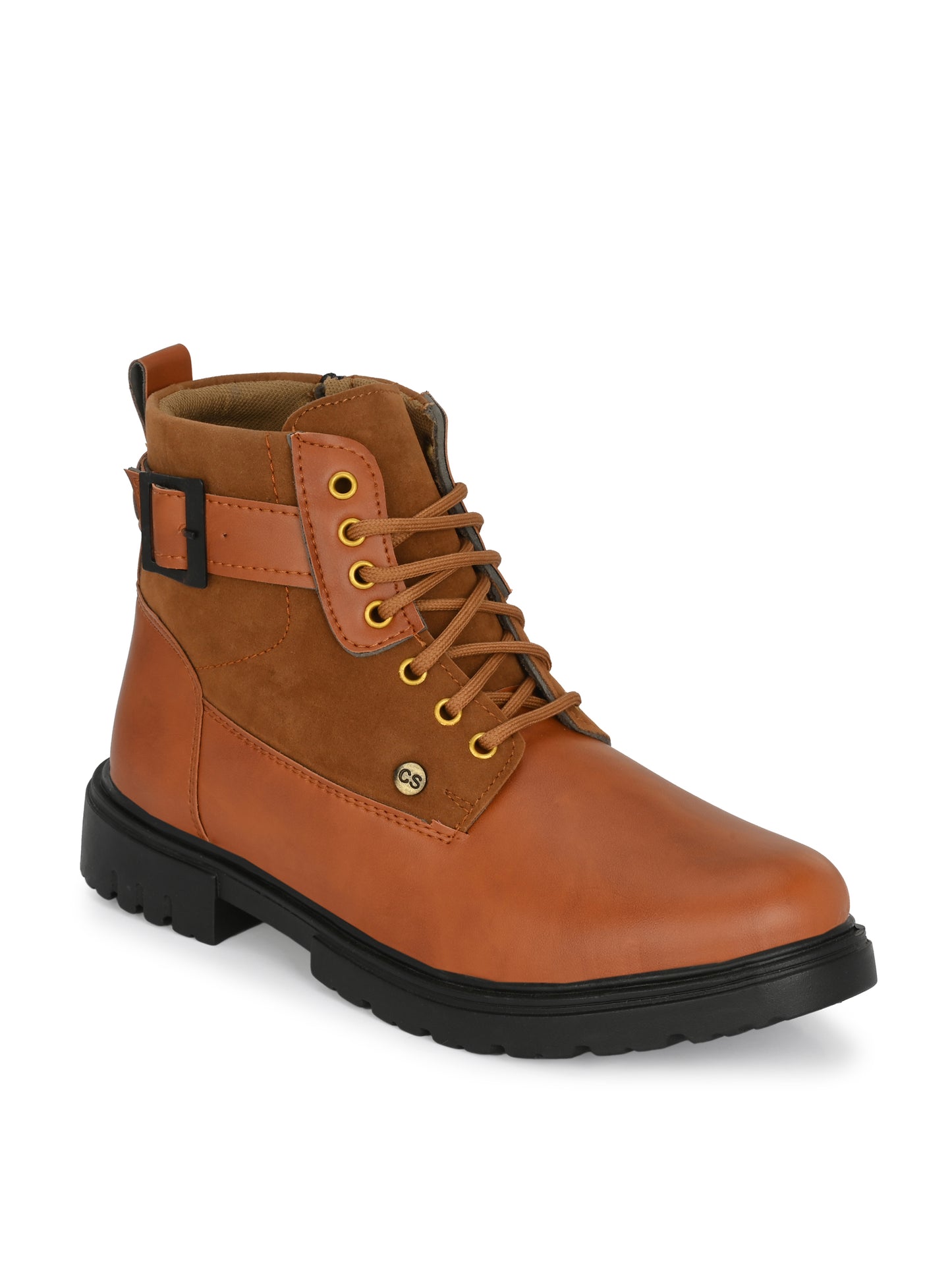 Tan Brown Leather Ankle Boots for Men – Stylish & Durable Casual Wear