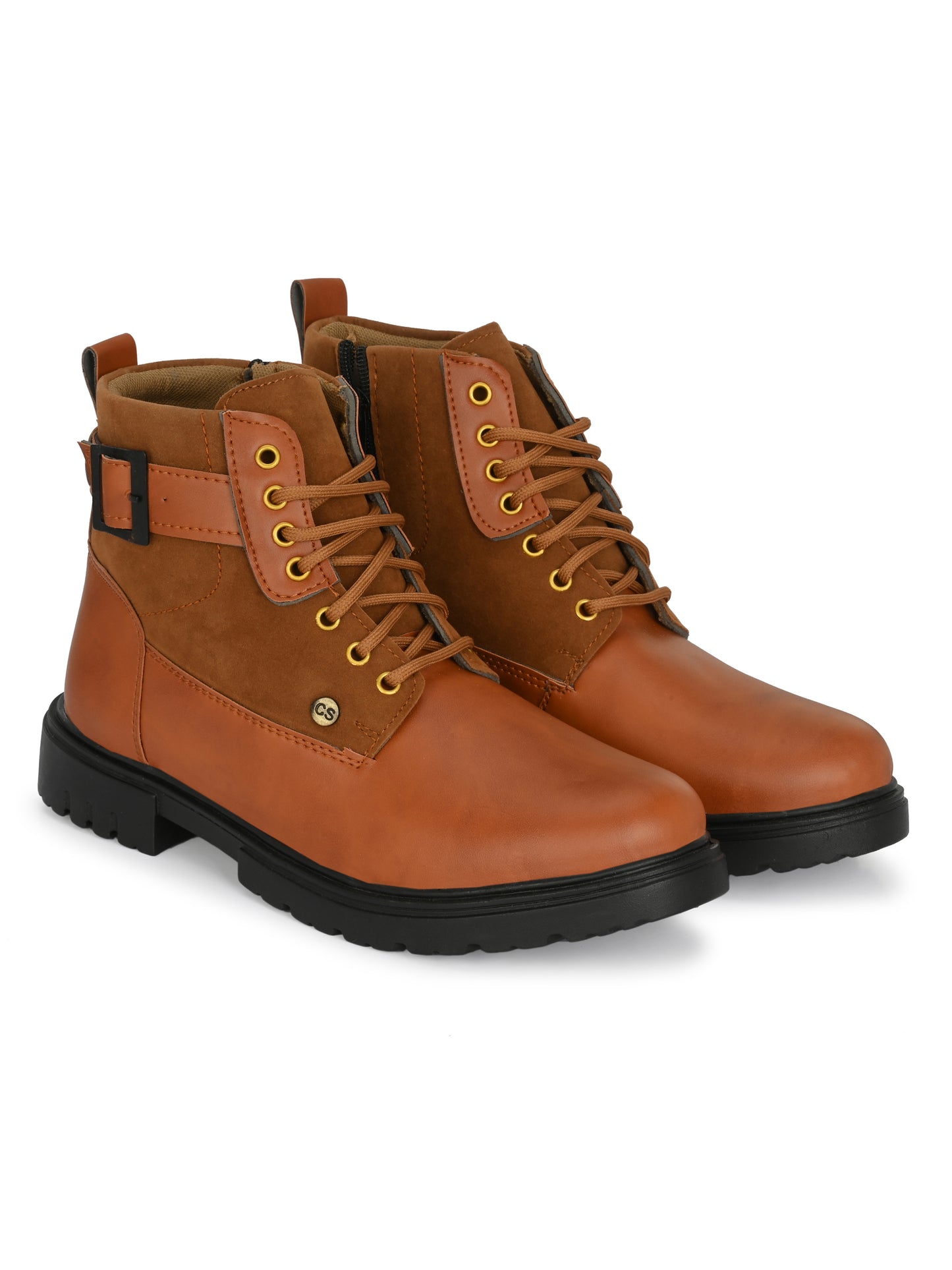 Tan Brown Leather Ankle Boots for Men – Stylish & Durable Casual Wear