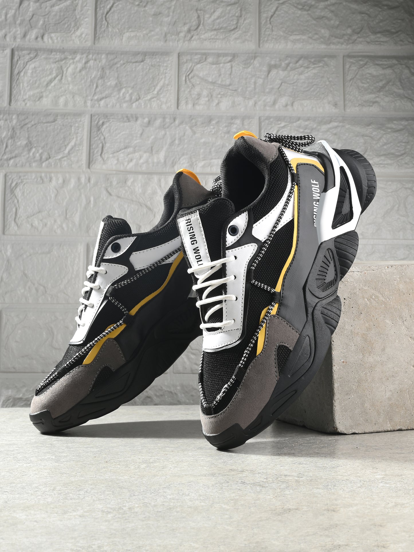 Men’s Trendy Chunky Sneakers – Stylish Multi-Colour Casual Sports Shoes
