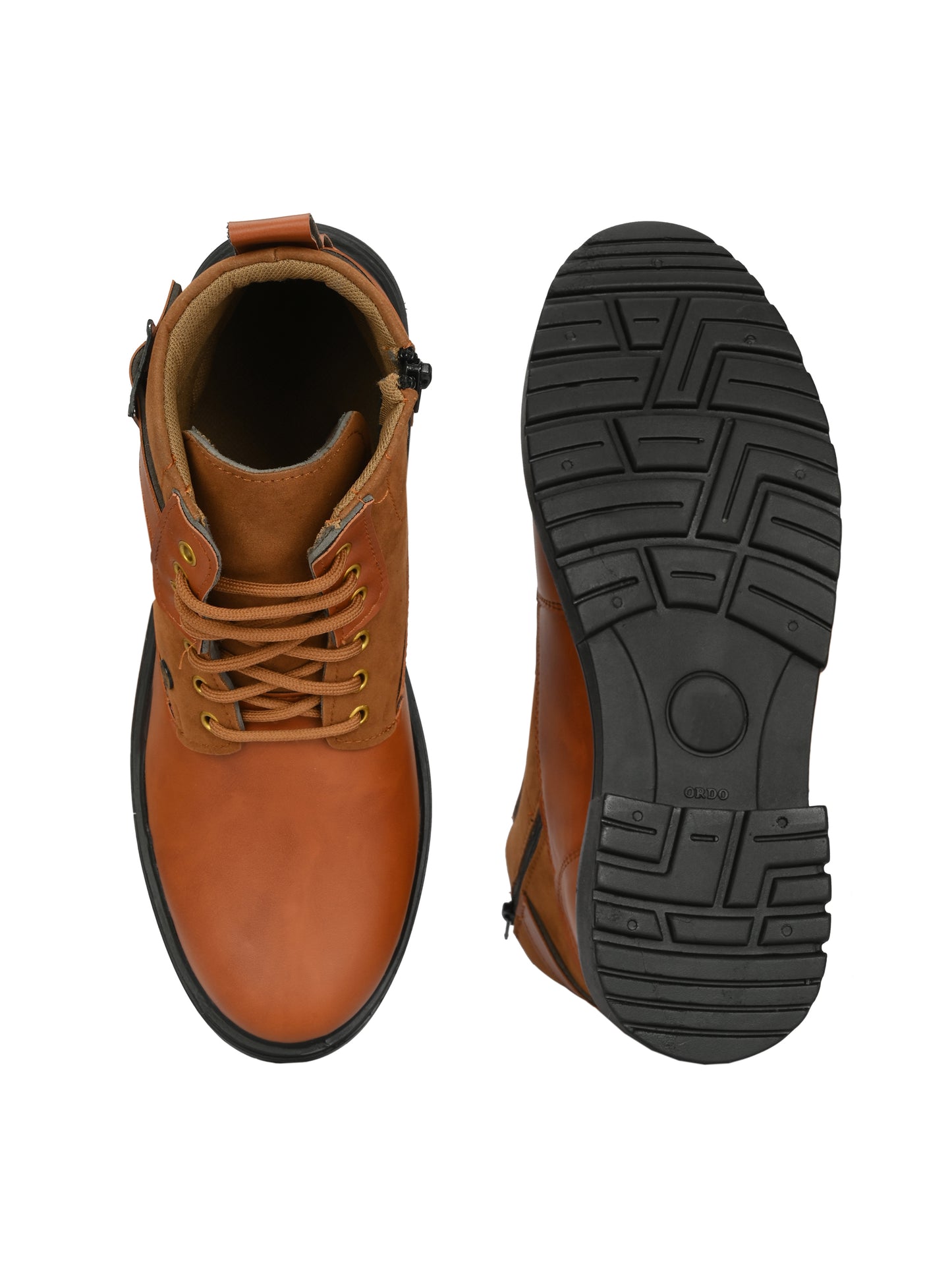 Tan Brown Leather Ankle Boots for Men – Stylish & Durable Casual Wear