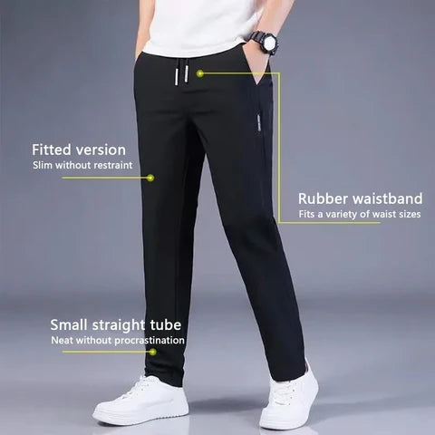 Black colour track pant for men 