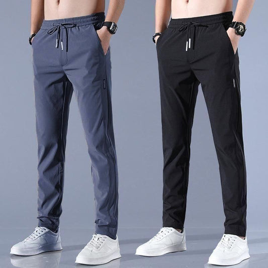 Combo of 3 NS Lycra men’s track pants – black, grey, navy
