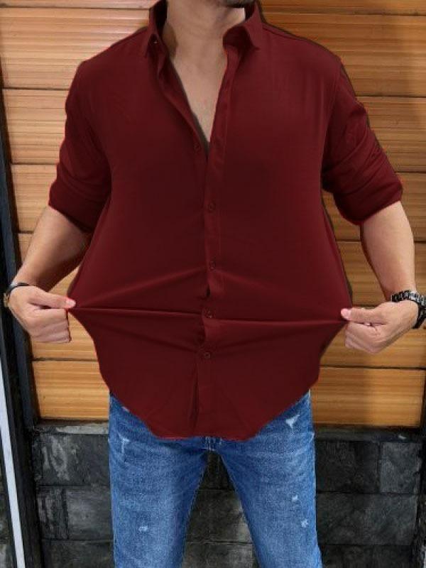 Men Slim Fit Casual Shirt 