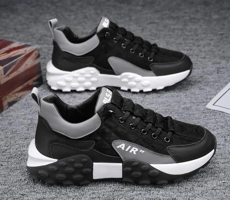 Men’s thick sole casual sneakers in streetwear style
