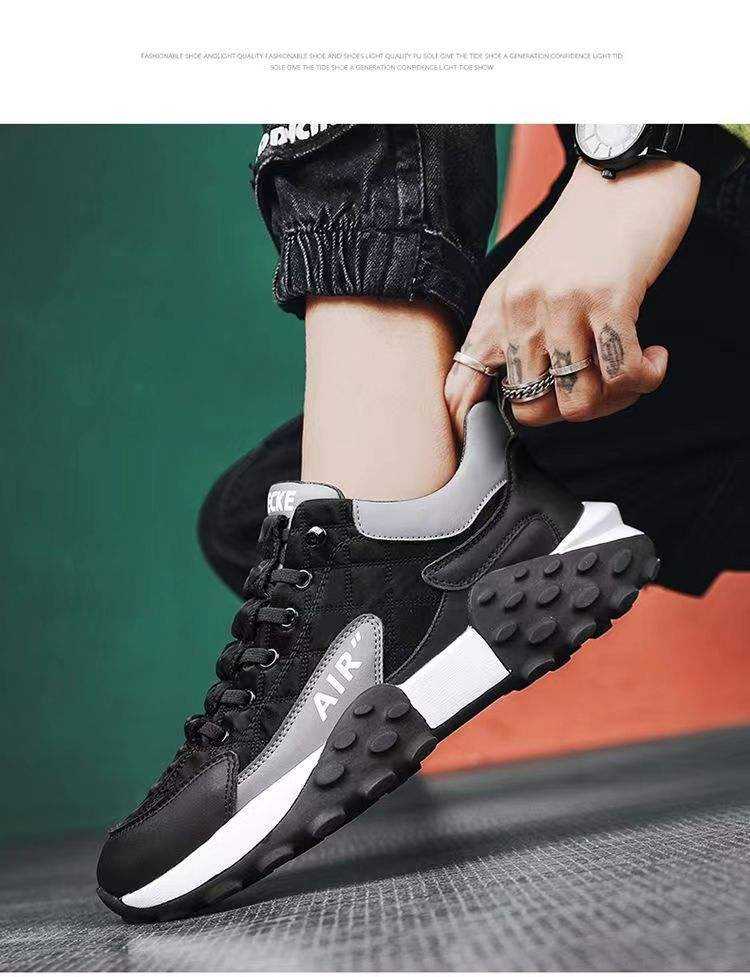 Men’s Thick Sole Casual Sneakers | Stylish Streetwear Shoes for Daily Wear