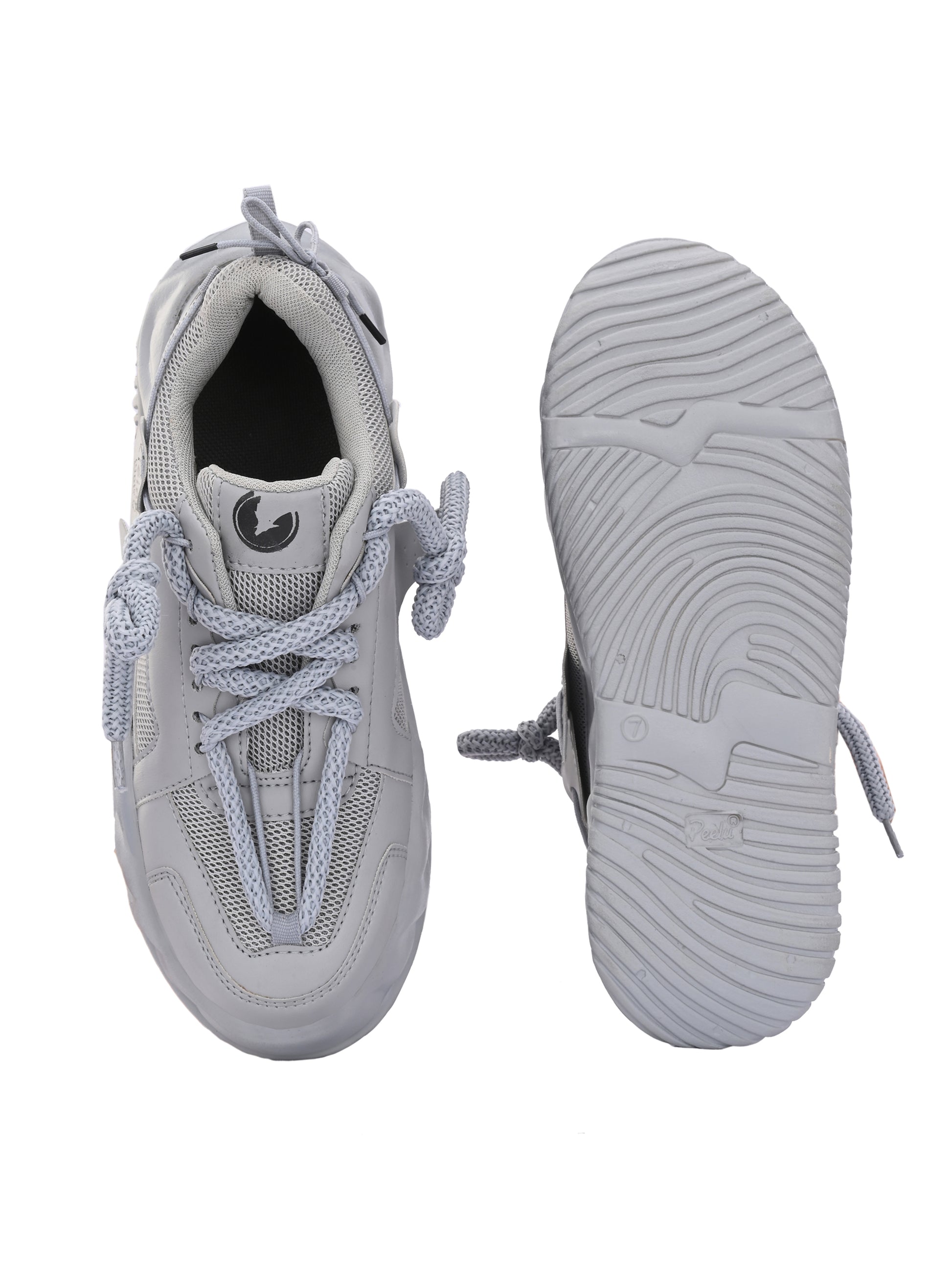 Men’s white chunky sneakers