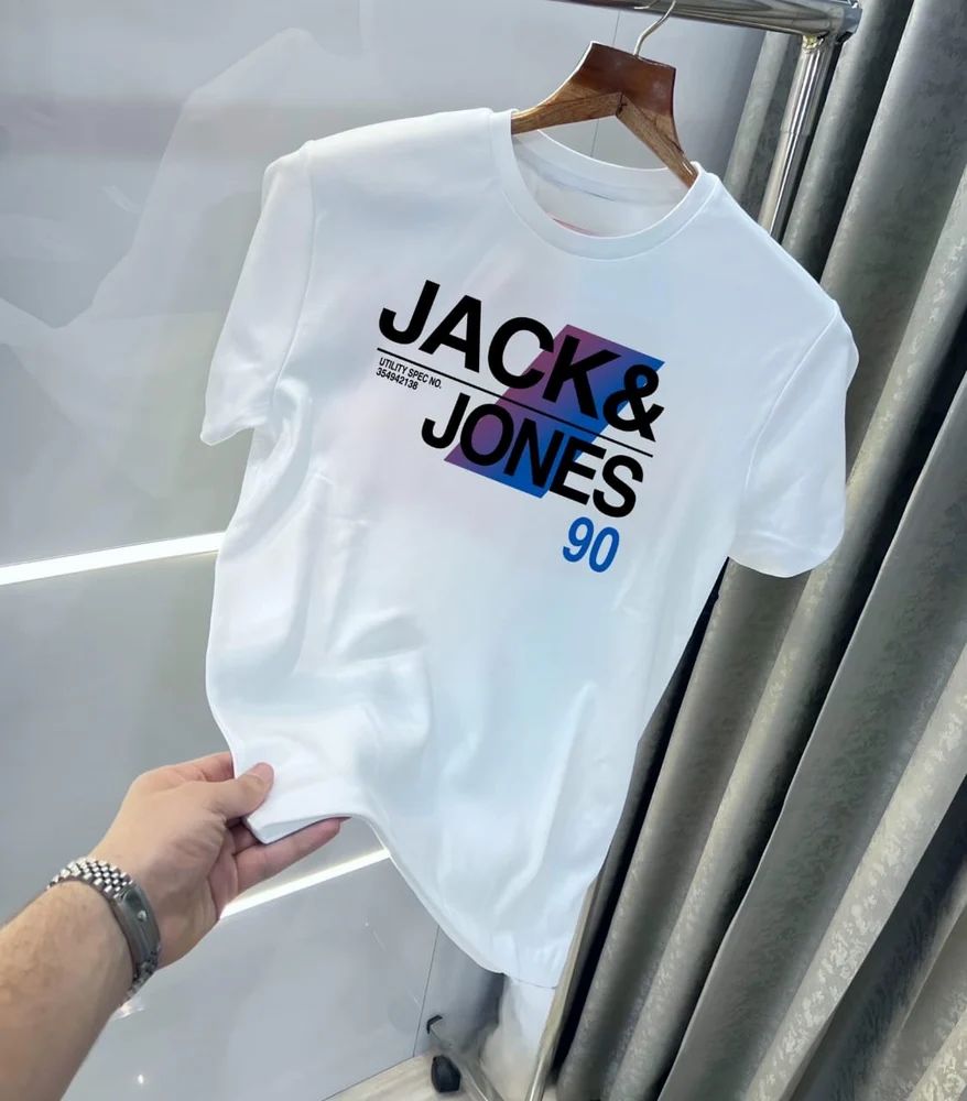 premium white men's cotton t-shirt