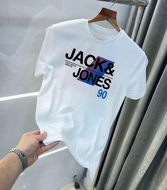 premium white men's cotton t-shirt